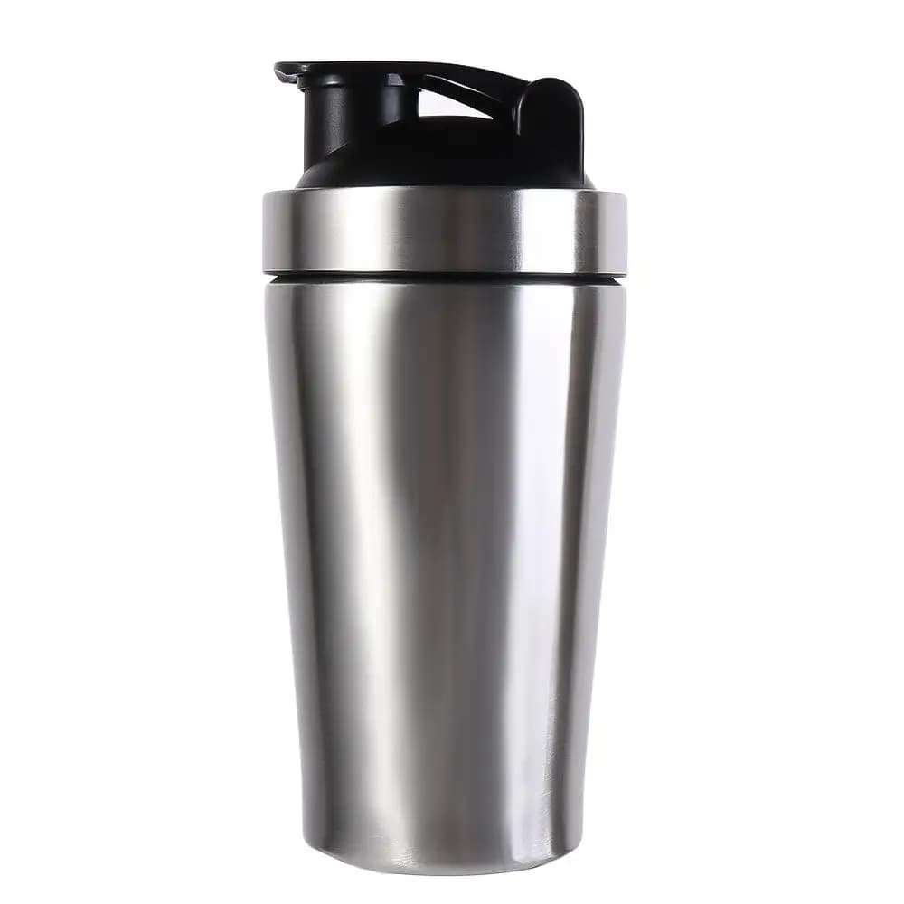 304 Stainless Steel Whey Shakes Cup 500ml/750ml with Scale Protein Powder Bottle Large Capacity Temperature High Resistant