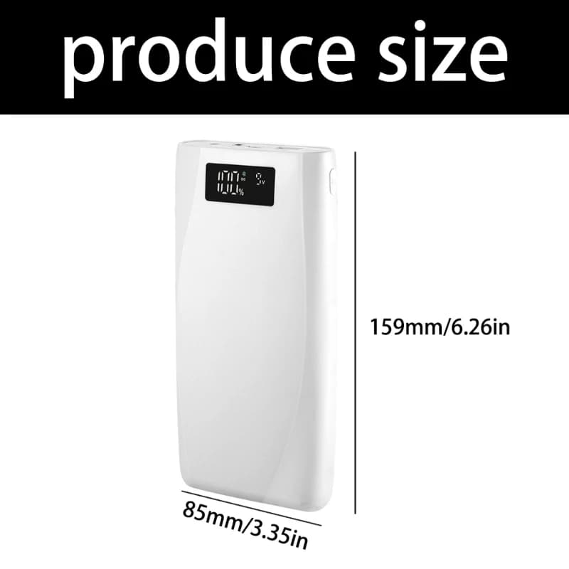 Custodia PowerBank a 7 slot per supporto batteria 18650 Guscio leggero e resistente