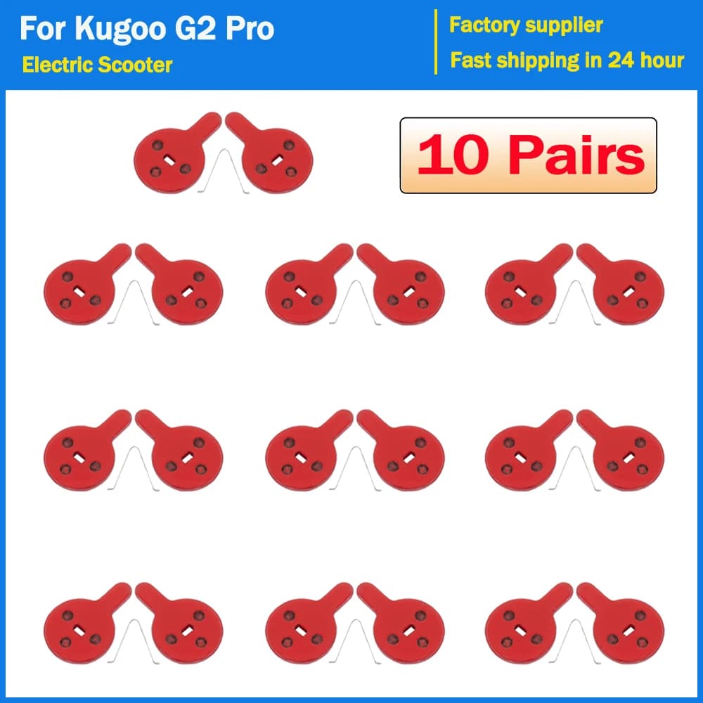 1/6/10PCS Pastiglie Freno A Disco per Kugoo G2 Pro Kickscooter Bicicletta Scooter Elettrico Pastiglie Freno A Disco Resina Organica parti idrauliche