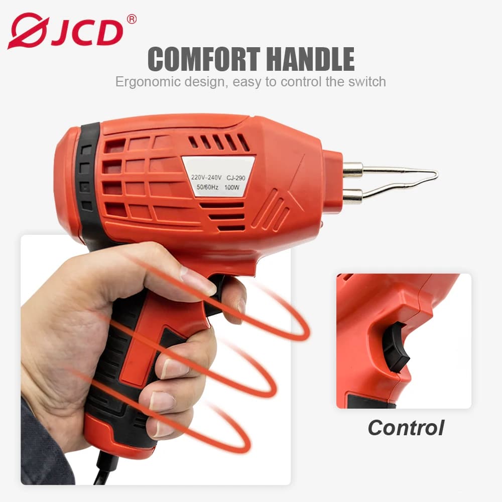JCD CJ-290 Saldatore Elettrico Pistola Palmare 220 V/110 V Riscaldamento Esterno Saldatore 100 W Ad Alta Potenza Strumenti di Riparazione di Saldatura