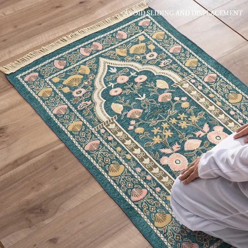 Worship Carpet Kneeling Mat Worship Carpet Hui Worship Felt Prayer Mat Arabic Machine Washable Ramadan