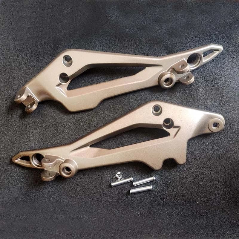 Pedane sinistra/destra/Staffa poggiapiedi per KD150-FHJGVLZ Accessori moto Parti Base poggiapiedi