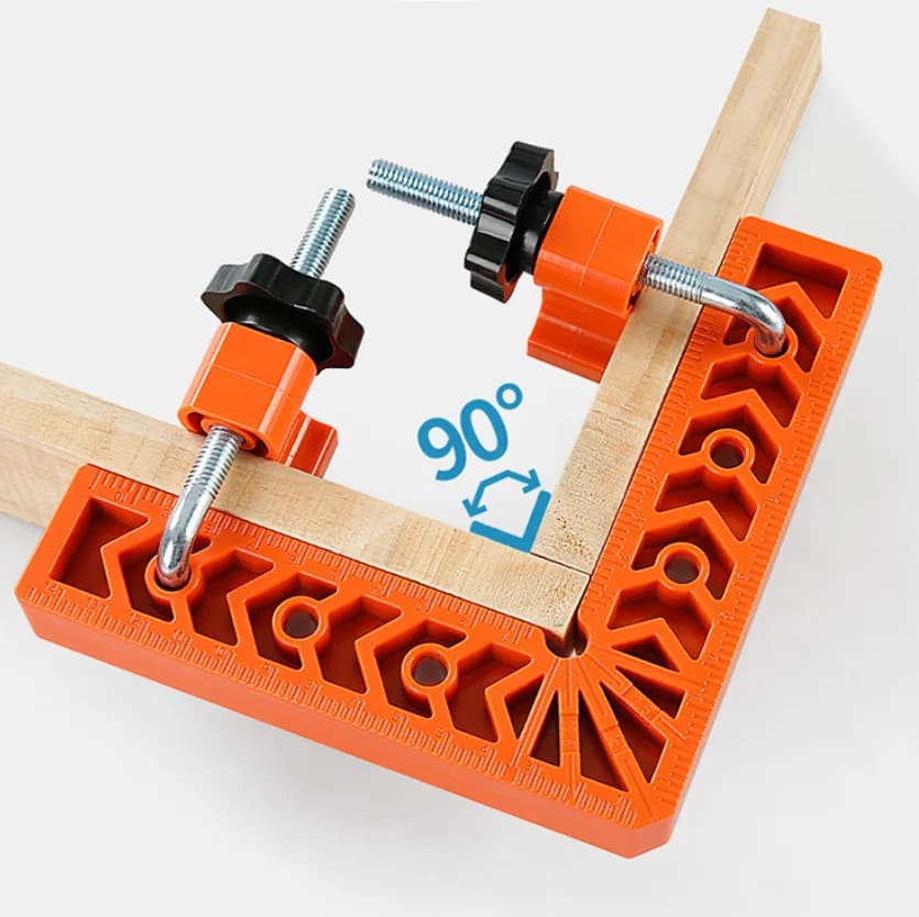 90 ° Straight Angle Positioners Set, Trailer Fast Locker for Joinery, Suitable for Frames, Cabinets, Furniture, Boxes and Hobbies