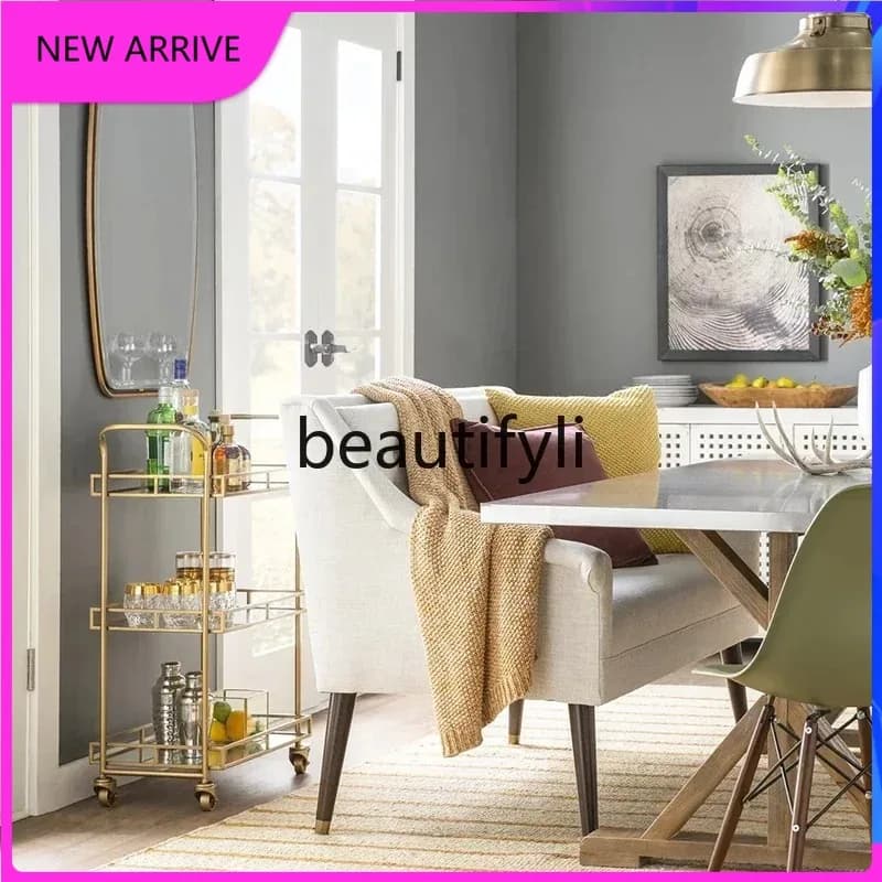 b573 Specchio da bagno moderno e leggero di lusso, specchio decorativo da parete, specchio enigma di lusso leggero