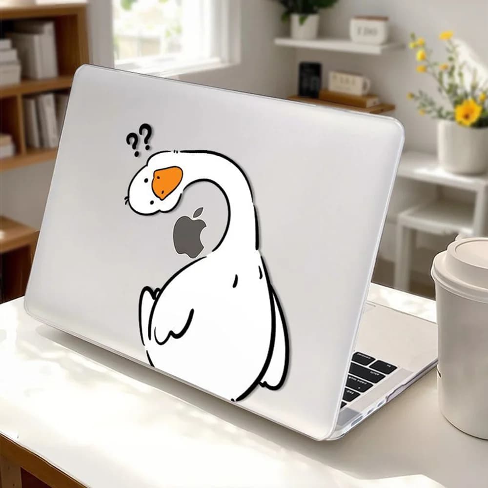 Cute Duck2026 Nuova Custodia per Laptop per MacBook 13Neo A3404 Air 15 13.6 M4 M3 M2 A2681 A3113 A3240 Air13.3, Accessori e Cover