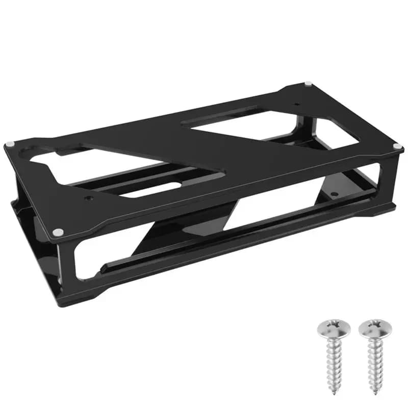 Under Desk Acrylic Holder For Dell WD19 Docking Station Invisible Mount Bracket For Hub Dock Under-Desk Organizer