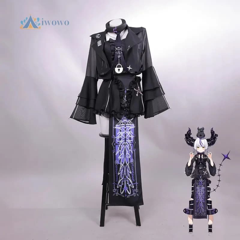 Costume Cosplay Hololive JP Vtuber Laplus Darkness La+ 2025 Nuovo Outfit