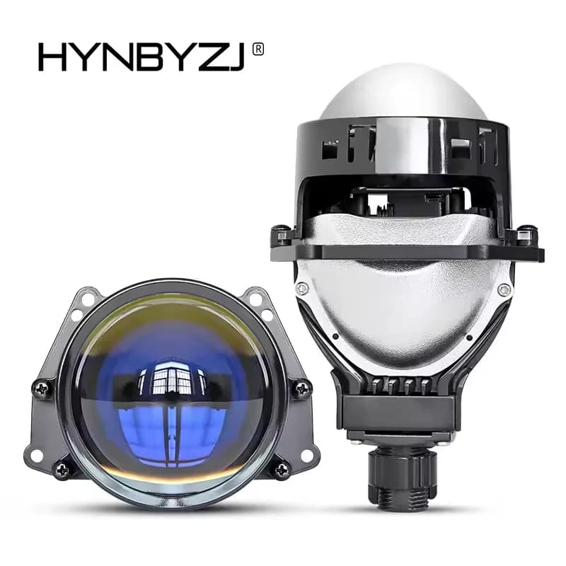 2 Pezzi Lenti Proiettore Bi-LED da 3 Pollici per Fari Hella 3R G5 6000K, Kit di Retrofit per Luci Auto, Lente Iperbolica 12V 24V