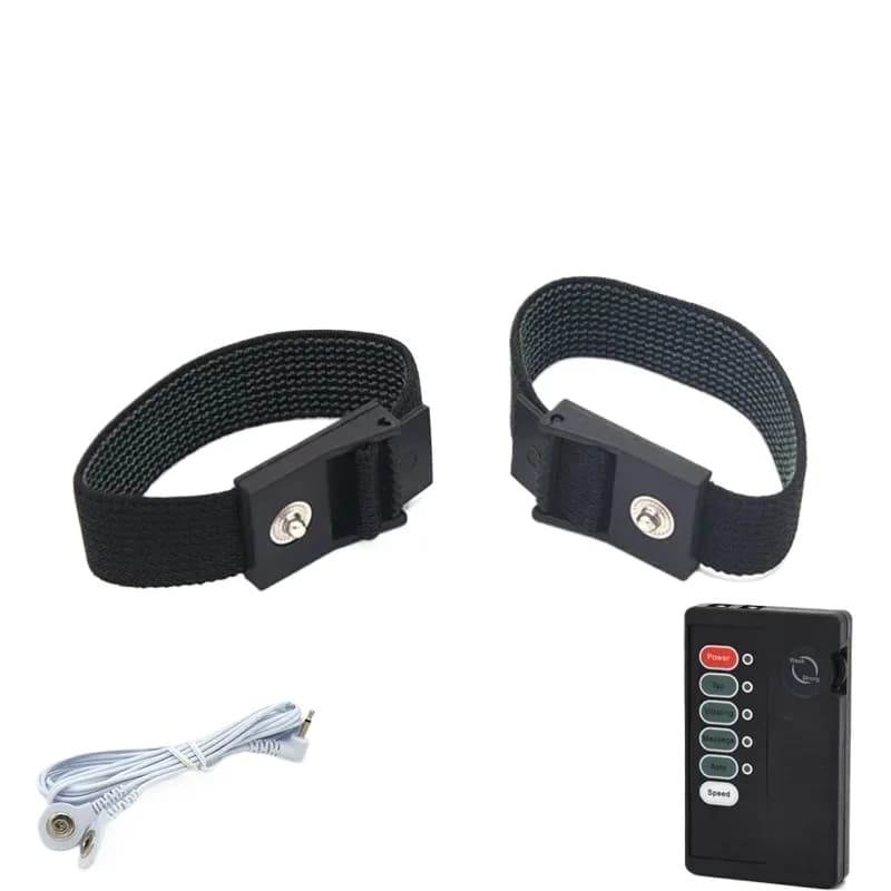 Electric Shock Penis Ring Masturbation Accessories Physiotherapy Ring Climax Offbeat Electro Shock Cock Rings Sex Toys Male