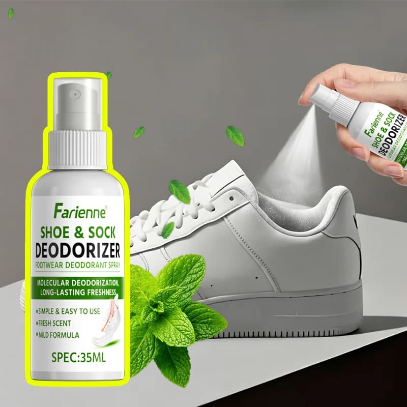 35ml Antibacterial Spray for Shoe Foot Odor Shoes Stink Freshener Socks Odor Remover Spray Refresh Antiperspirant Health Care