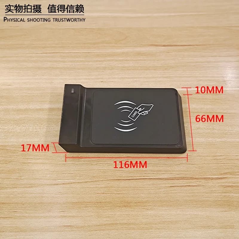 CR20M 13.56MHz RFID USB Reader Desktop Enrollment Station NFC MF 1K IC Card Plug & Play for Access Control Software