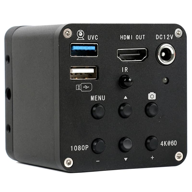 8MP 4K 1080P 60FPS Video digitale industriale HDMI USB Microscopio Fotocamera per riparazione di telefoni con saldatura PCB
