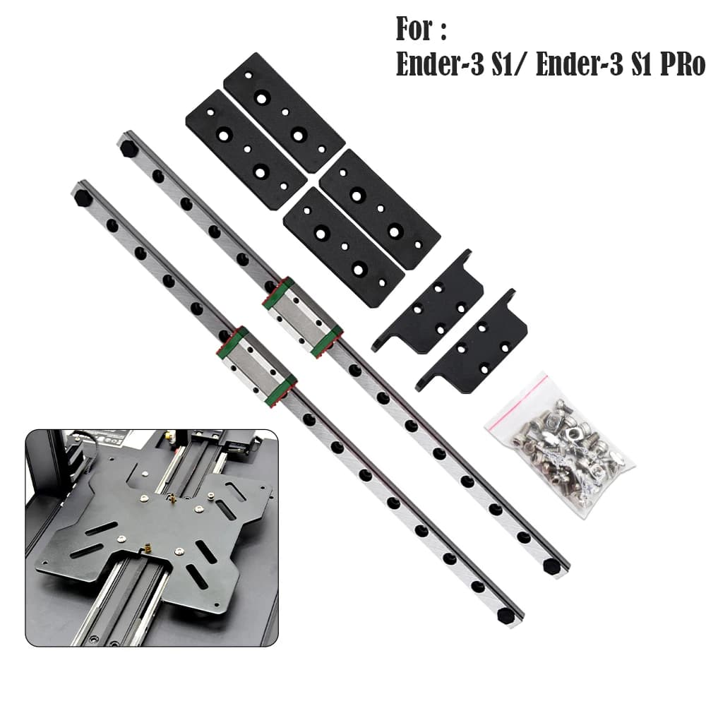 Kit di aggiornamento binario lineare a doppio asse Y per stampanti 3D Creality Ender 3 S1 Ender-3 S1 Pro - Set asse Y MGN9H 315MM
