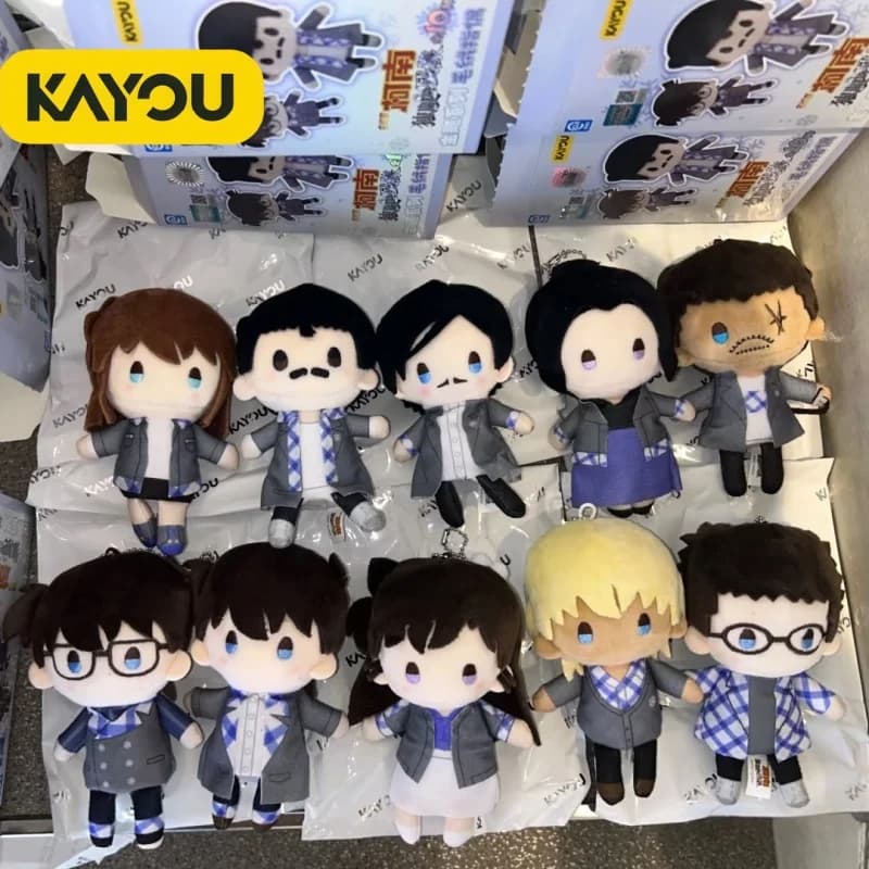 KAYOU Ufficiale In Stock Detective Conan One Eyed Remnant Image Plush Finger Puppet Blind Box Pendant Doll Regalo per i fan degli anime