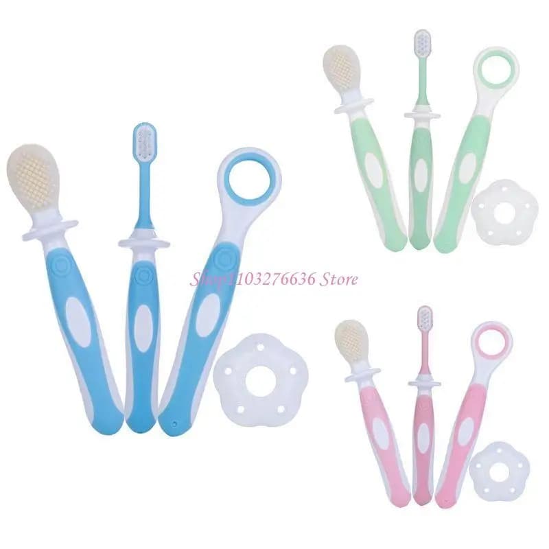 R6FD Copertura sicurezza per l'addestramento dello spazzolino da denti per bambini, morbida e sana, per cura dei bambini