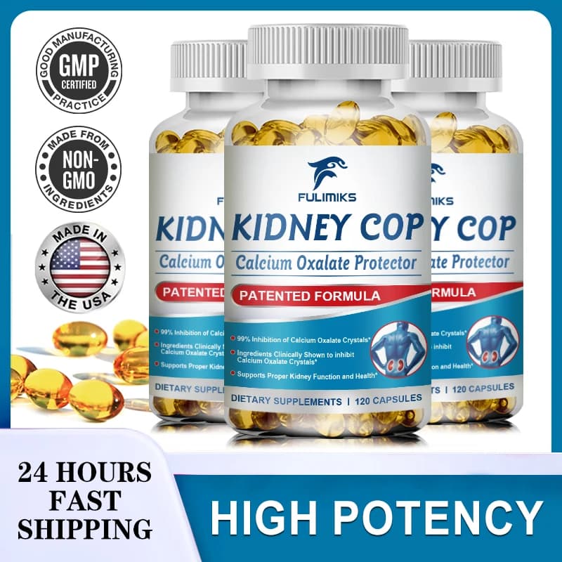 Kidney C.O.P. Supplement, Guard against Calcium Oxalate Crystals, Protect Kidneys & Avoid Stone Regrowth