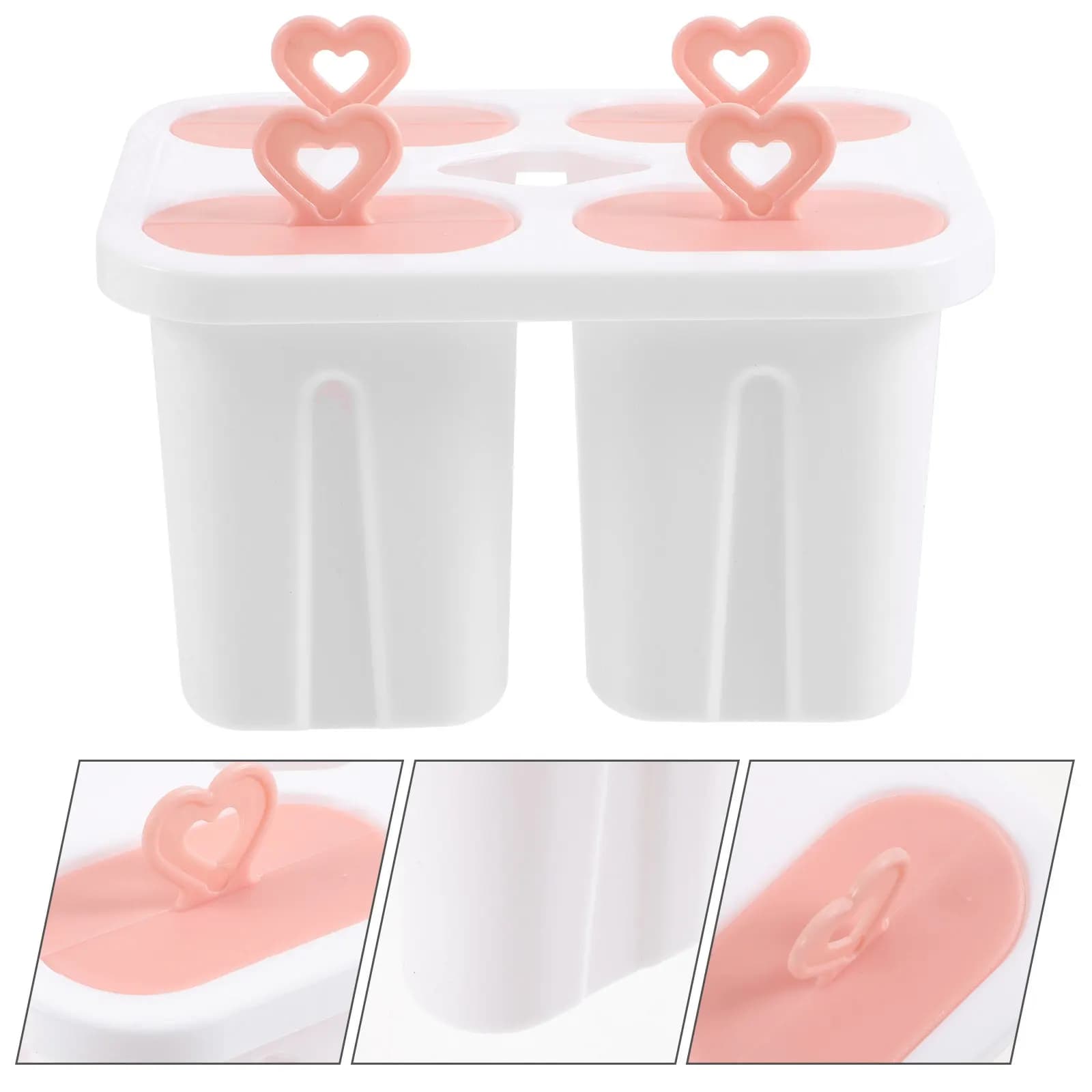 Set di Stampi per Ghiaccioli a Forma di Orso in PP di Grado Alimentare, Riutilizzabili e Lavabili in Lavastoviglie, Regalo di Compleanno Estivo Fai-da-Te, Creatore di Dolcetti Salutari