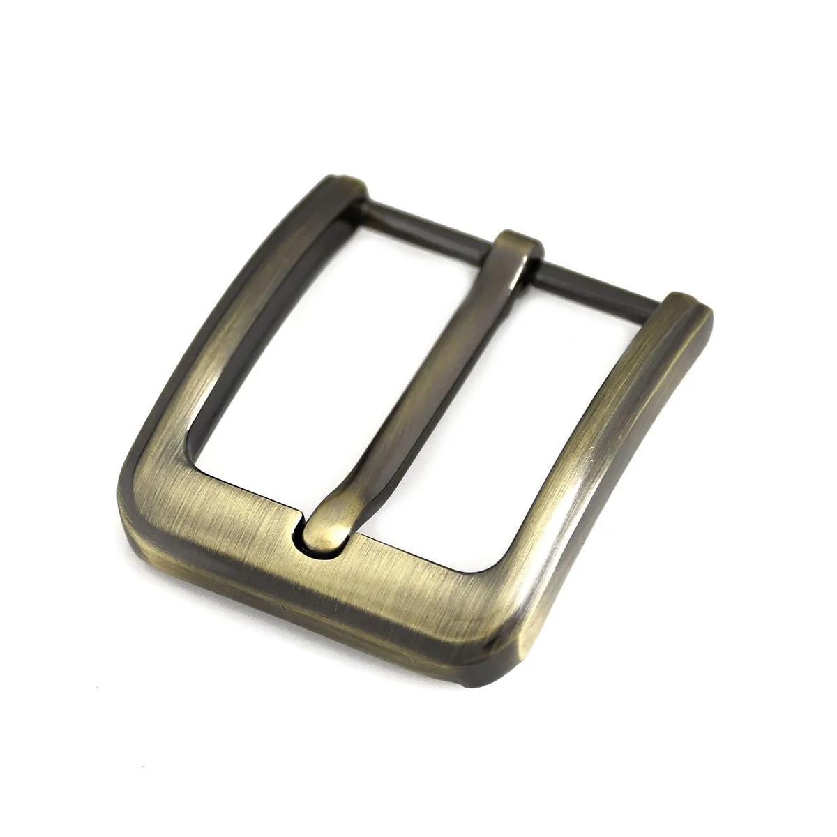 1x Metallo 40 millimetri Spazzolato Fibbia Della Cintura Centro Mezzo Mezza Bar Fibbia Della Cintura In Pelle Briglia Halter Harness Misura per 37mm-39mm cintura In Bronzo