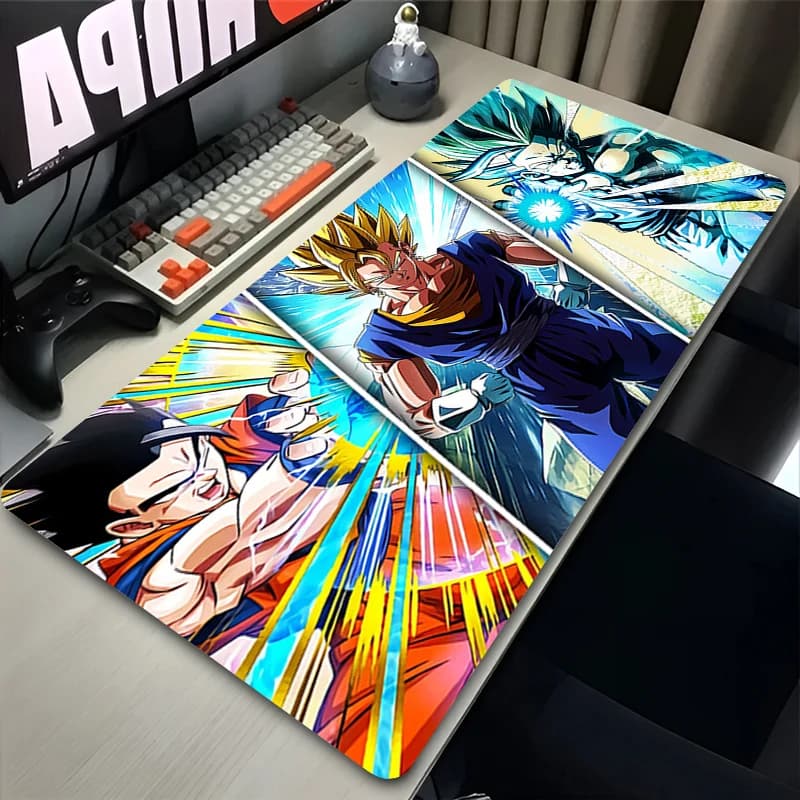 Hot Mouse Pads Gaming Laptop Keyboard Mat anime DBZ Dragon Ball Natural Rubber Computer Mousepad Gamer Large Extended Desk Mat