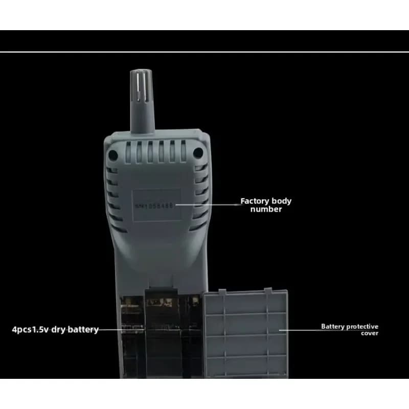 Factory Test AZ77597 Carbon Monoxide Detector Carbon Dioxide Detector with Temperature and Humidity Dew Point Meter Gauge