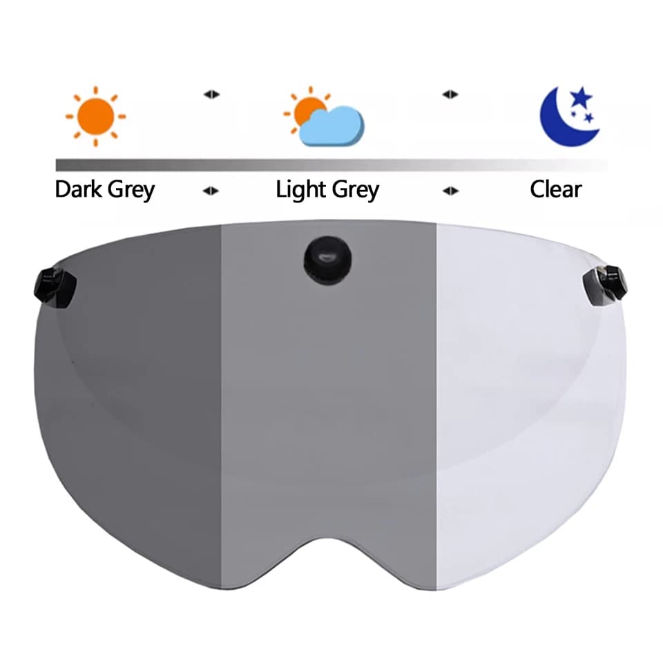 Magnetic photochromatic glasses LOCLE Cycling helmet for bicycle Magnetic glasses or glasses with visor (only for LOCLE helmet)
