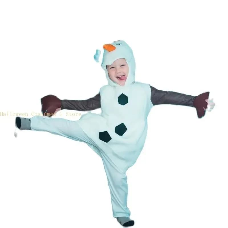 ♥ 2026 New Halloween Costumes Cosplay for Cute Christmas Gift Olaf Toddler Cartoon Movie Snowman Party Dress up ★ Look at me ↑_↑