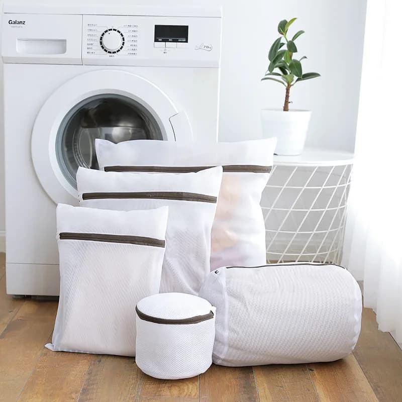 Washer Bag, Set Combined with Fine Net, for Home Washing Dresses, Underwear and Bras # 2346