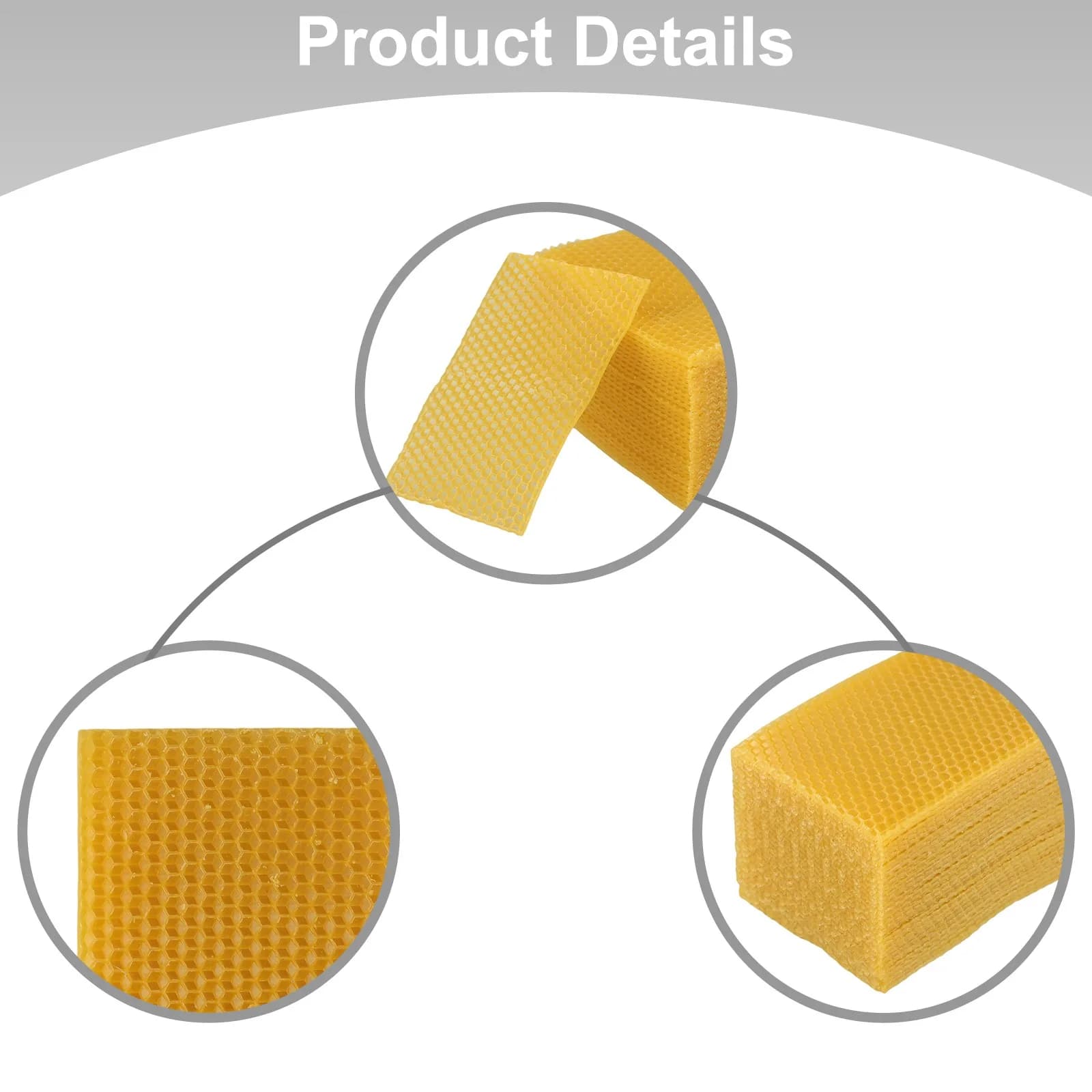 Fogli di Cera d'Api per Fondamenta Arnia, Confezione da 30 Pezzi, per Artigianato e Produzione di Candele, Forniture Essenziali per Apicoltori