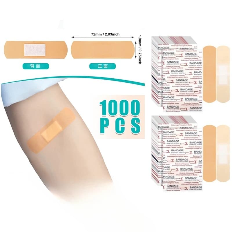 100 pz/lotto cerotto traspirante fasciatura impermeabile pronto soccorso medicazione per ferite nastro medico cerotto per ferite kit di emergenza Bandaids