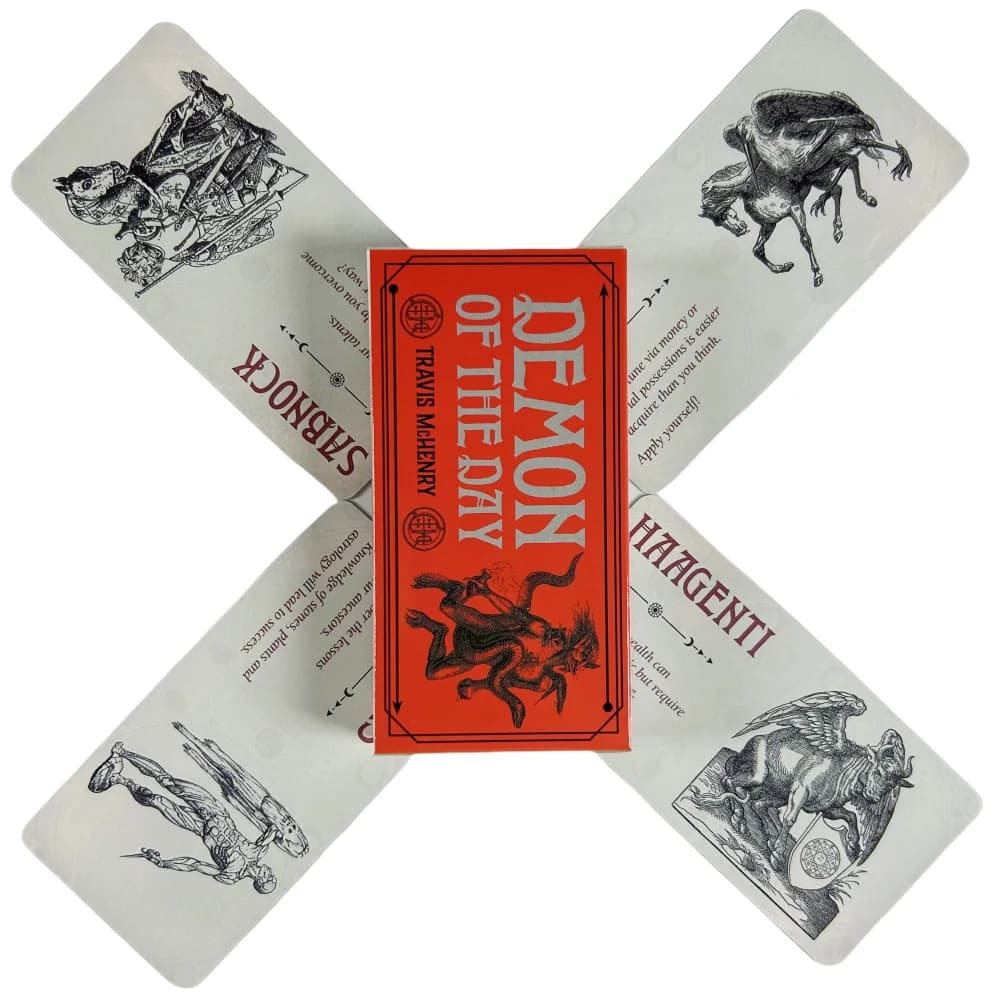 Il demone del mazzo del giorno | Carte Oracle Angel of the Day Un 40 Tarocchi Edizione Divinazione Inglese Mazzo Borad Giochi di Gioco per la Festa