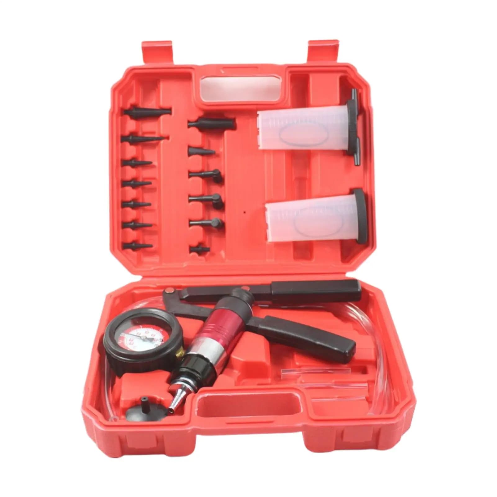 Kit Pompa Vuoto Freno Universale Portatile per Auto Moto Camion Estrazione Fluidi e Purificazione Freni