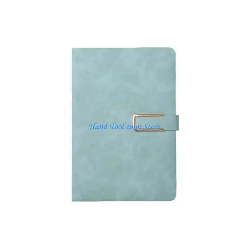 H37F Hardcover Leather Notebook 200 Pages Lined Portable Writing Journal 145x210mm