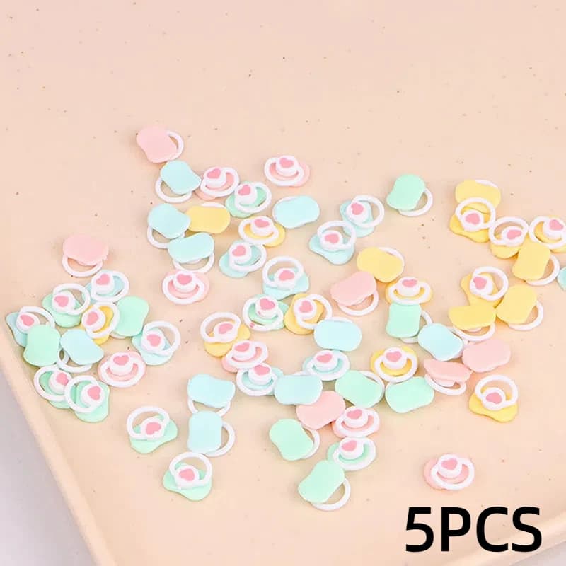 Simpatica mini bambola ciuccio modello in plastica arredamento per la casa decorazione carino mini ciuccio fittizio accessori modello