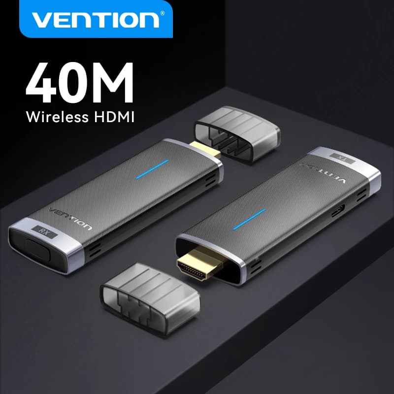 Vention Wireless HDMI TV ricevitore 5GHz WiFi Display proiettore HD TV Dongle Smart Stick per Android IOS 40m HDMI Wireless Adapter