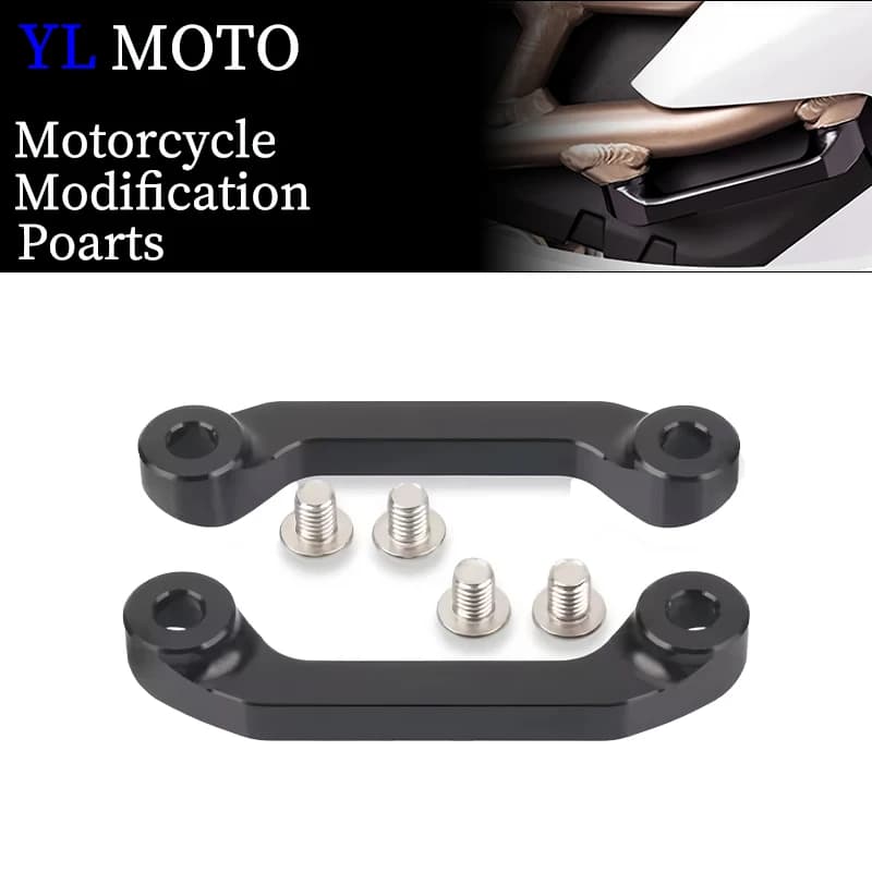 Kit Copertura Decorativa Rimovibile per Pedale Poggiapiedi Posteriore Moto BMW S1000RR S1000R 2019-2024