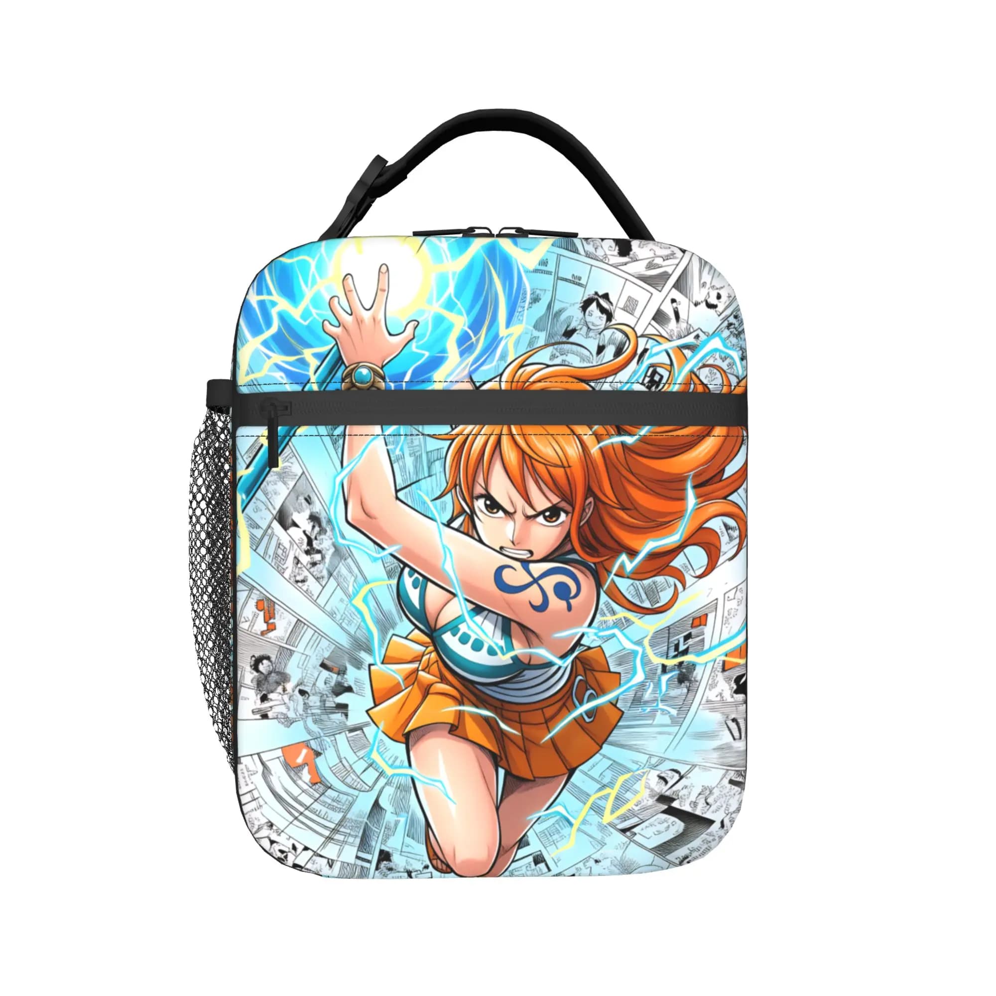 Custom One P-Pieces Namis Lunch Bag Warm Cooler Cartoon Movie Adventure Comic Insulated Lunch Boxes for Office