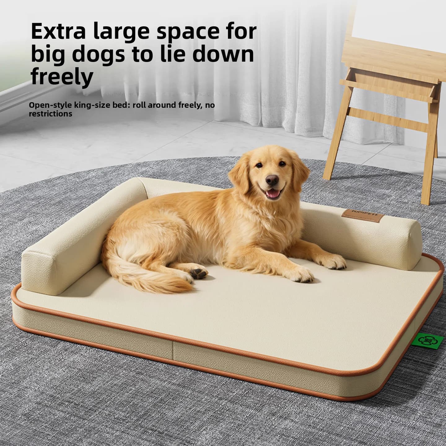 Tappetino per cani adatto a tutte le stagioni, cuccia impermeabile e resistente agli strappi per cani di taglia media e grande, estiva, rimovibile e lavabile.