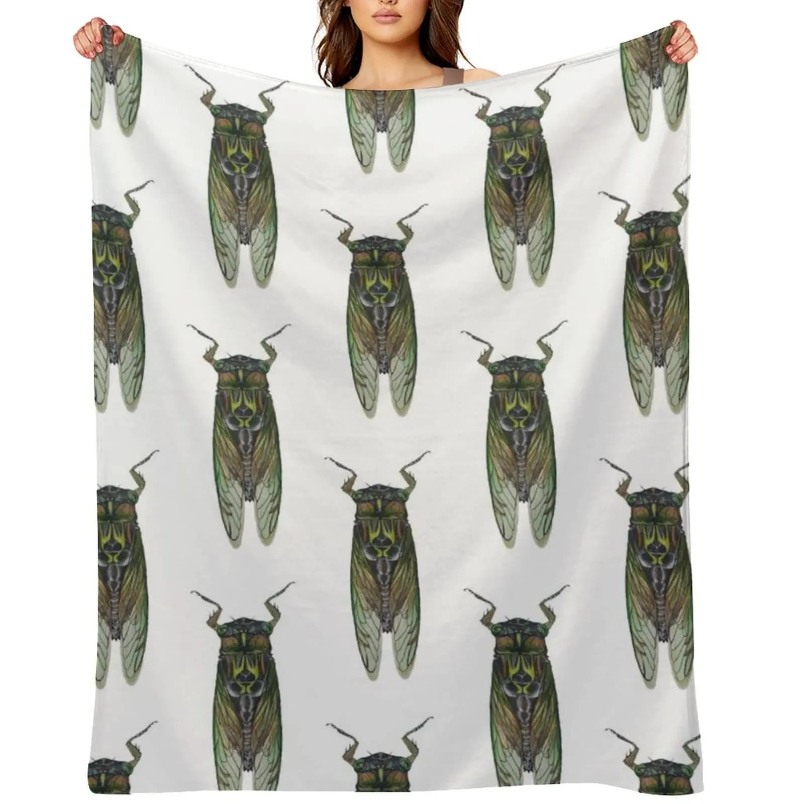 Cover winter sleeping bag Cicada, summer bed linen, winter hot blankets