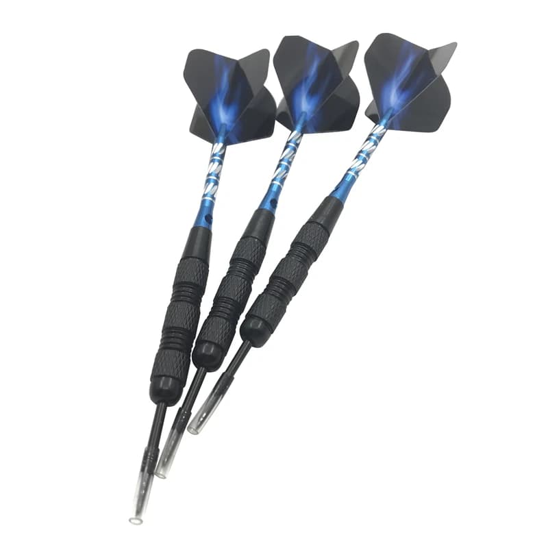 High-quality Dart 3Pcs Steel Tip Darts Professional Indoor Sports Entertainment Game Blue Dart Shafts and Flight