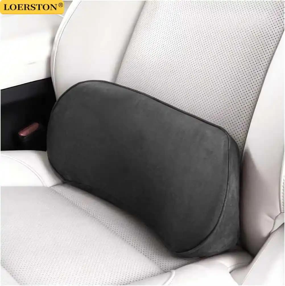 Cuscino per sedile auto, protezione lombare, traspirante, per supporto lombare, accessori interni per auto e ufficio