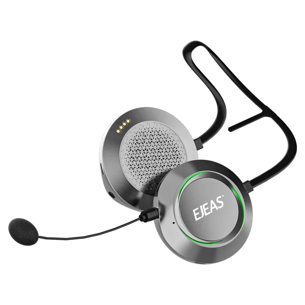 EJEAS S2 Casco da sci citofono mesh Full Duplex 1000M Kit wireless con FM Bluetooth Casque sci Intercomunicador walkie talkie