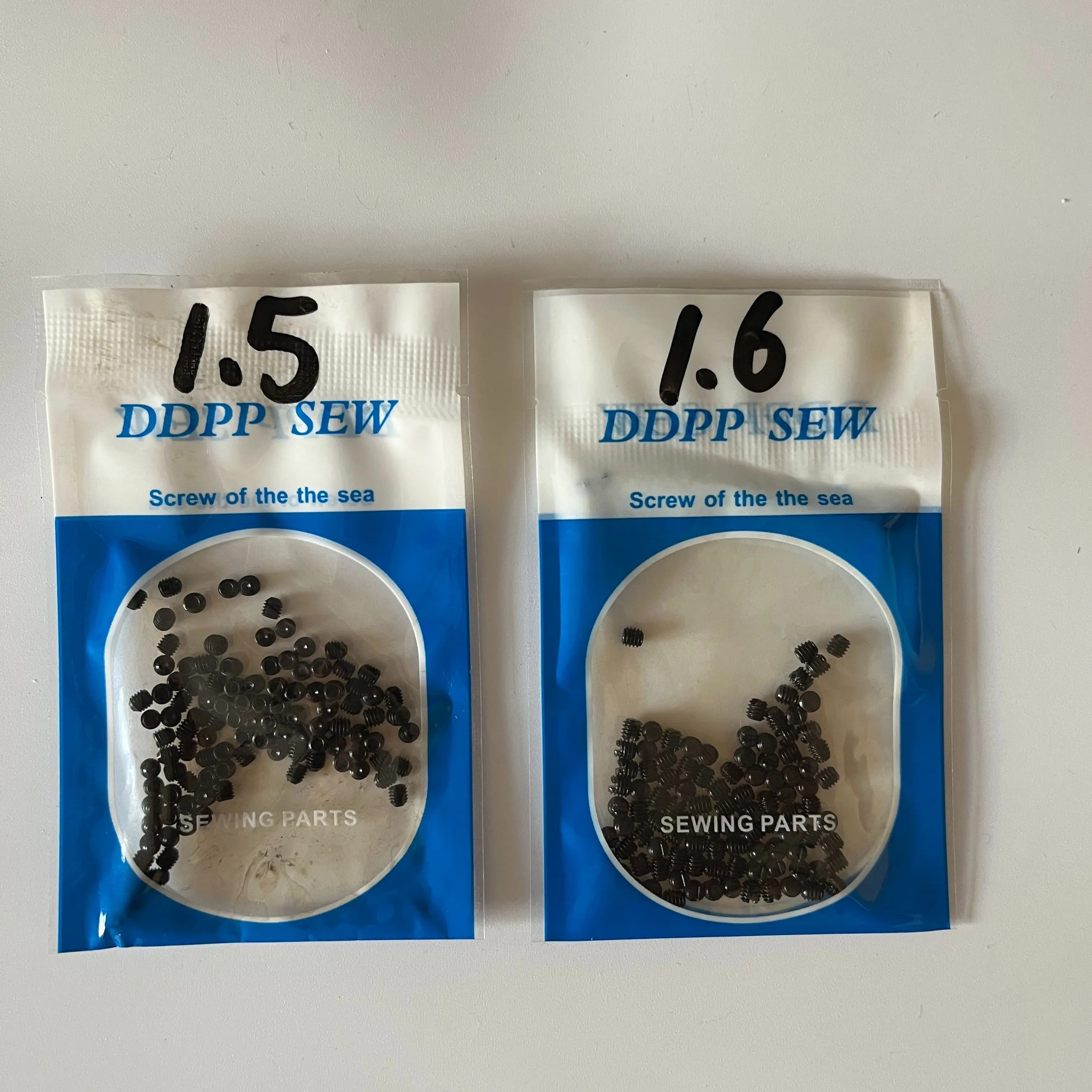 100 PZ Vite a testa esagonale con esagono incassato 1,5 mm 1,6 mm 207S14014 SS- 8080310 -Macchina da cucire tagliacuci a tre fili con viti ad ago TP
