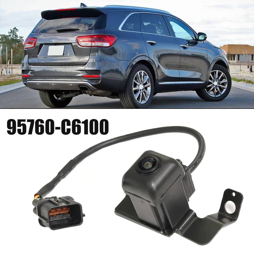 Telecamera posteriore per parcheggio auto 99240-C6500 95760-C6100 per Kia Sorento, telecamera posteriore ABS per portellone, assistenza al parcheggio
