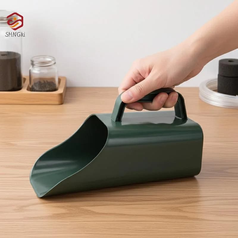 1Pcs Plant Soil Scoop Mesh Sieve Filter Shovels Garden Plastic Shovel Bucket Potted Gardening Hand Tools Garden Scoop