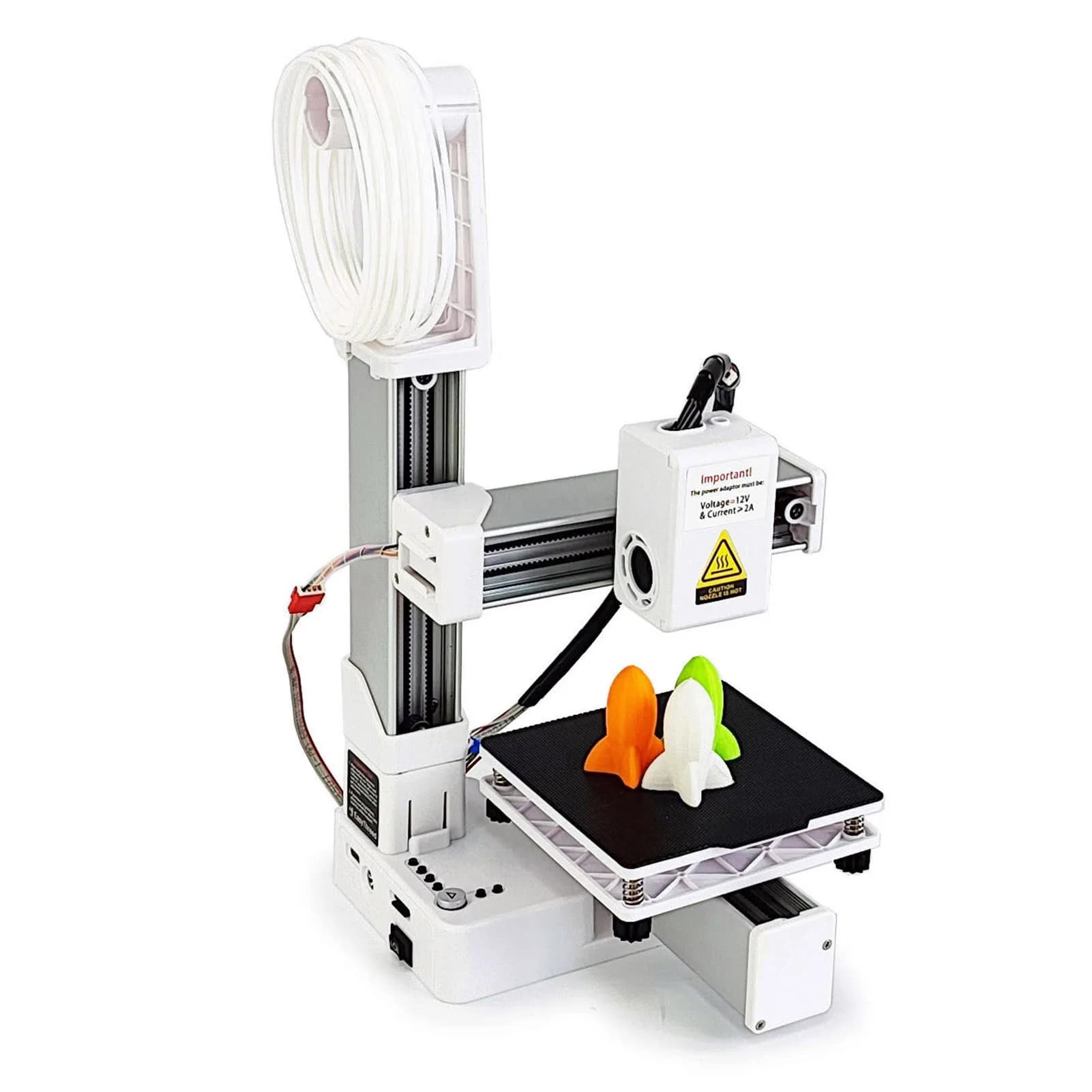 Multiplexing della divisione di frequenza Piccola stampante 3D ABS Riscaldamento rapido Ugello interamente in metallo Piccola stampante 3D efficiente per l'artigianato