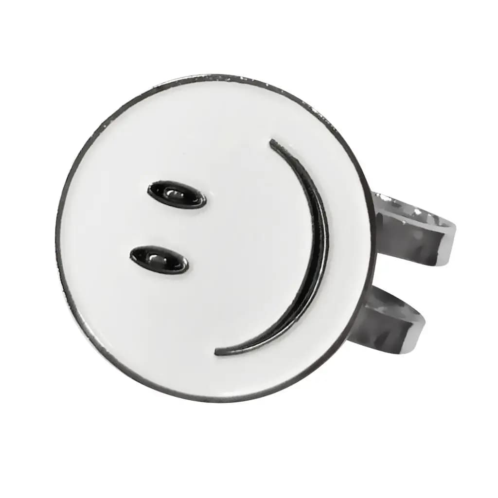 Clip Magnetico per Cappello con Design a Sorriso per Marcatore da Golf, Accessorio Durevole in Lega per Visiera Sportiva