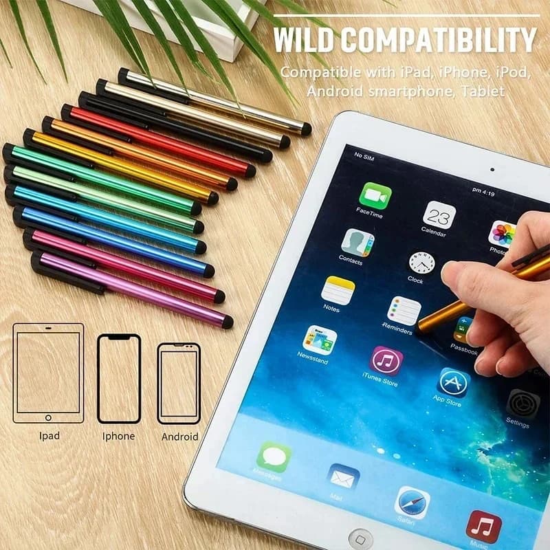 10/20pcs Stylus Pen For IPhone 13 IPad Pro Tablet Android Portable Touch Pen For All Capacitive Screen With Pen Clip
