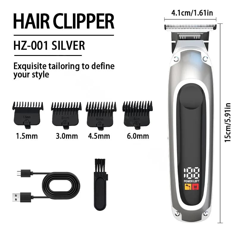 Haircuts New men's haircut Barba for men Rechargeable electric haircut Trimer Zero Gap Haircut Kit Razor Machine