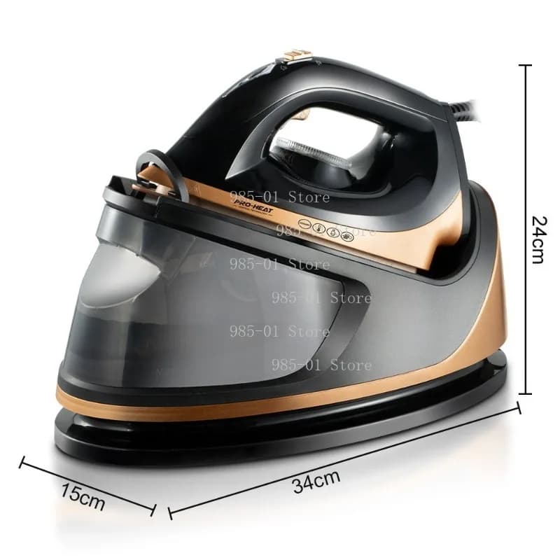 Household High-Power Steam Iron, Wet & Dry Use for Clothes Fabric Curtain Ironing