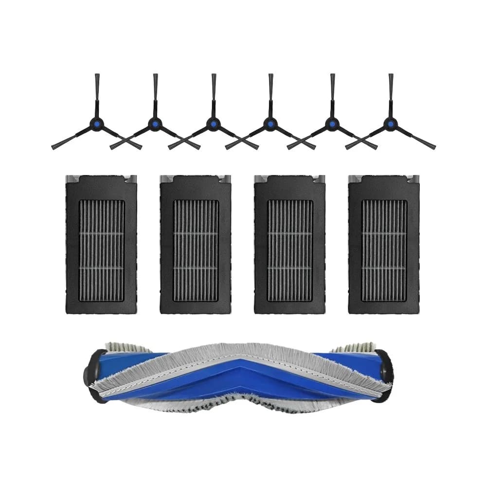 For Bosch Spotless For Max BCRDW3B Robot Vacuum Parts Main Roller Side Brush HEPA Filter Kit Nylon Plastic Replacement